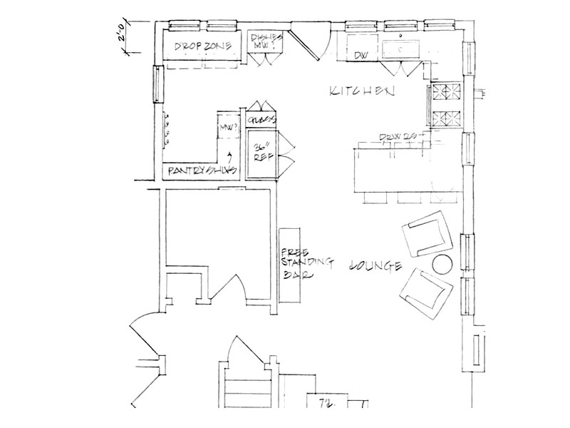 sketch kitchen
